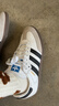 阿迪達斯（adidas）三葉草SAMBA OG J男女經(jīng)典運動(dòng)鞋桑巴德訓鞋T頭鞋 JQ4112白/灰 曬單實(shí)拍圖
