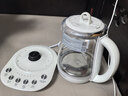 北鼎【無(wú)膠水】養生壺中藥壺多功能養生壺恒溫壺迷你玻璃煮茶器煮茶壺燒水壺1.5L K123本白色 曬單實(shí)拍圖
