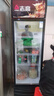 志高（CHIGO）展示柜冷藏大容量飲料柜商用冰柜直冷藏酒水柜超市純風(fēng)冷無(wú)霜保鮮柜玻璃門(mén)冰箱立式啤酒柜 大單門(mén)下機【風(fēng)直冷減霜】全銅管制冷丨一級能效 黑紅色丨一級節能省電90% 曬單實(shí)拍圖