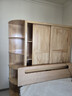 駿盼【包安裝】全實(shí)木衣柜推拉門(mén)收納柜儲物柜大衣櫥家用臥室兒童衣柜 純實(shí)木180*50*200cm單柜+邊柜 曬單實(shí)拍圖