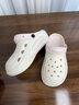 QYCKABY醫用手術(shù)室拖鞋女款夏季外穿2026新款厚底eva防滑防臭護士洞洞鞋 白粉 38-39 正碼【內長(cháng)245mm】 曬單實(shí)拍圖