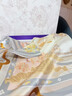GIAVENTOLA真絲絲巾女小方巾2025春夏新款桑蠶絲母親節送長(cháng)輩媽媽生日禮物 西湖游記 曬單實(shí)拍圖