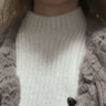 優(yōu)衣庫女裝舒芙蕾半高領(lǐng)針織衫/毛衣毛衫479158 01 乳白色 S /155/80A 曬單實(shí)拍圖