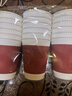 特美居（temeiju）一次性咖啡杯紙杯加厚防燙杯子食品級水杯瓦楞商務(wù)茶杯30套帶蓋 曬單實(shí)拍圖