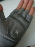 Keep 健身手套男女立體掌墊版 啞鈴器械護腕力量訓練耐磨防滑 碳灰L 曬單實(shí)拍圖