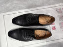 【發(fā)順豐空運】上頓丹尼男鞋高檔皮質(zhì)商務(wù)休閑皮鞋男士真皮英倫尖頭布洛克雕花男式大碼小碼三接頭系帶牛津鞋 黑色 42 曬單實(shí)拍圖