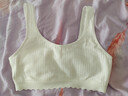 全棉時(shí)代內衣女文胸少女發(fā)育期兒童背心透氣 一階段 奶白 M（160） 曬單實(shí)拍圖