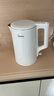 美的（Midea）電水壺熱水壺 大容量家用燒水壺泡茶0涂層 雙層防燙自動(dòng)斷電 不銹鋼無(wú)縫內膽 大功率快速燒水沸騰 1.5L 【母嬰材質(zhì)】316L不銹鋼 曬單實(shí)拍圖