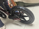 STRIDER兒童平衡車(chē)小孩滑步車(chē)1-4/3-7歲寶寶學(xué)步車(chē)無(wú)腳踏自行車(chē)少兒?jiǎn)诬?chē) 12Pro 夜褐紅 曬單實(shí)拍圖