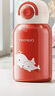 英氏（YEEHOO）保溫杯兒童水杯寶寶保溫杯水杯316不銹鋼保溫杯吸管杯水壺-紅色 曬單實(shí)拍圖