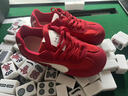 芒果頭德訓鞋2026春款復古軟底厚底女鞋內增高運動(dòng)休閑百搭單鞋 紅色 37 曬單實(shí)拍圖