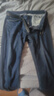 拇指白小牛秋冬新品男士牛仔褲暖柔直筒牛仔九分褲保暖加厚彈力舒適耐穿 深藍 34 曬單實(shí)拍圖