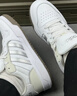 adidas ENTRAP美式校園風(fēng)運動(dòng)少年感復古籃球風(fēng)板鞋男女阿迪達斯   白色/暗銀金屬/樹(shù)脂黃   41 曬單實(shí)拍圖