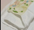 babycare隔汗巾兒童純棉幼兒園吸汗巾寶寶拍嗝巾紗布哆咔兔米黃24*42(3條) 曬單實(shí)拍圖