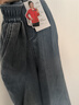 翊尚美加絨牛仔褲子女秋冬季2026新款加厚小個(gè)子高腰顯瘦直筒休閑闊腿褲 曬單實(shí)拍圖