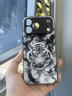 耐度（NaiDu）適用于蘋(píng)果iPhone17/16/15promax手機殼玻璃款水墨畫(huà)老虎國潮個(gè)性保護套17Pro時(shí)尚小眾男士外殼 iPhone 17 Pro Max 默認1 曬單實(shí)拍圖