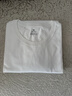 布先生春夏季短袖T恤男士純棉小白T純色內搭打底衫 白色 4XL(195) 曬單實(shí)拍圖