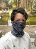 安德瑪（Under Armour）防曬面罩男士掛耳騎行夏季冰絲口罩圍脖套頭巾男女騎手防風(fēng)塵登山 曬單實(shí)拍圖