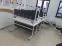 海艾珈折疊會(huì )議桌員工培訓桌子多功能條桌可移動(dòng)辦公桌120*40*75cm+E0級 曬單實(shí)拍圖