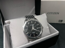 西鐵城（CITIZEN）手表男 石英機芯系列夜光防水腕表 日期顯示男表 生日禮物 BI5000-87E 黑盤(pán)鋼帶 曬單實(shí)拍圖