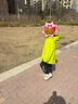 特步兒童【小彩殼】風(fēng)衣春季男女童三防保暖鎖溫戶(hù)外防風(fēng)防水運動(dòng)外套 生態(tài)綠 140 曬單實(shí)拍圖