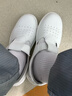 白色勞保鞋無(wú)塵車(chē)間防靜電防砸鋼包頭安全鞋PU軟底透氣軟底涼鞋 白色防砸透氣涼鞋 44 曬單實(shí)拍圖