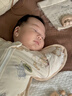 威爾貝魯（WELLBER）新生兒防驚跳睡袋嬰兒0-6個(gè)月包裹式包巾投降式四季包單 小天使M 曬單實(shí)拍圖