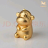 銅師傅《金韻天成十二生肖》真金鎏鍍銅擺件家居裝飾工藝品十二生肖之猴 曬單實(shí)拍圖