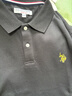 U.S. POLO ASSN.polo衫男翻領(lǐng)秋季純棉商務(wù)休閑長(cháng)袖t恤男士高端上衣 黑色 XXL 曬單實(shí)拍圖