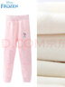 女童保暖褲內穿迪士尼艾莎兒童保暖褲女加絨秋褲女孩寶寶絨褲無(wú)骨 JXAF5095D粉色 130  曬單實(shí)拍圖