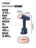 美的（Midea）大功率手持電熨斗40g蒸汽熨燙機210ml水箱家用小型便攜式燙衣服掛燙機拼豆燙畫(huà)機除螨團購YBJ21T1 曬單實(shí)拍圖