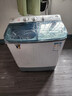 小鴨迷你雙桶洗衣機家用小型雙缸半自動(dòng)嬰兒童洗脫兩用 4.5公斤灰色【藍光潔凈+強勁動(dòng)力+洗脫兩用】 雙缸 曬單實(shí)拍圖