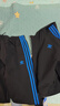 阿迪達斯（adidas）童裝26春秋款男童運動(dòng)套裝三葉草兒童高領(lǐng)針織運動(dòng)服兩件套KW1187 曬單實(shí)拍圖