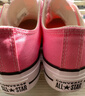 匡威（Converse）官方All Star Lift女低幫帆布經(jīng)典厚底鞋粉色A06508C A06508C 36 曬單實(shí)拍圖