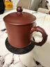 溥畔宜興正宗紫砂杯大容量蓋杯茶杯功夫泡茶茶具單人原礦男士辦公商務(wù) 胸懷空谷紫泥款 260ml-600ml 曬單實(shí)拍圖