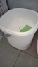 ecoco水桶14L加厚帶蓋手提桶學(xué)生宿舍洗漱桶盆洗澡洗衣臉盆E24147高配 曬單實(shí)拍圖