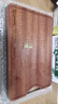 雙槍烏金檀菜板 百年齡整木砧案板家用切菜食品抗菌防霉實(shí)木40*27*2.5 曬單實(shí)拍圖