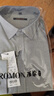 羅蒙（ROMON）灰色磨毛長(cháng)袖襯衫男士全棉中年商務(wù)休閑百搭純棉襯衣2026春季新款 2W77079-1 42 曬單實(shí)拍圖