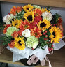 冉子花坊鮮花速遞同城配送向日葵混搭抱抱桶玫瑰送愛(ài)人女友生日禮物真鮮花 抱抱桶混搭 曬單實(shí)拍圖