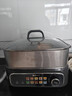 蘇泊爾（SUPOR）有鈦電蒸鍋 家用多功能燉蒸煮一體電熱鍋 0涂層不銹鋼底電煮鍋 18L電火鍋多用途鍋 ZN30FC1269 曬單實(shí)拍圖