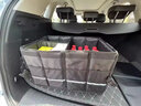 知聞汽車(chē)后備箱收納箱車(chē)載儲物盒牛津布尾箱整理箱車(chē)內用品神器 升級加厚款-中號（帶儲鞋口-52L） 曬單實(shí)拍圖