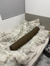 DEATKN德國高端長(cháng)條抱枕夾腿睡覺(jué)男生床上側睡專(zhuān)用成人睡眠男士抱枕圓柱 【升級內襯】【四季款·助眠舒睡枕】可拆洗【奶咖】 19cm*150cm 含枕芯 1.5米直徑：身高170-190cm 曬單實(shí)拍圖