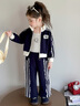 迪士咪魯（DISHIMILU）女童寶寶套裝春裝運動(dòng)休閑新款春秋1-8歲兒童裝女孩春季小孩衣服 XT592(外套+褲子）-圖片色 110 碼/身高100-110cm（3-4歲） 曬單實(shí)拍圖