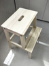 宜家（IKEA）BEKVAM貝卡姆踏腳凳換鞋凳北歐風(fēng)格衛浴廚房承重凳穩固 白楊50cm 曬單實(shí)拍圖