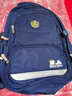 史努比（SNOOPY）小學(xué)生書(shū)包男孩學(xué)院風(fēng)護脊減負1-4-6高年級兒童初中生雙肩背包 藍 曬單實(shí)拍圖