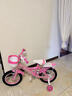 永久（FOREVER）兒童自行車(chē)6-10歲男女寶寶款腳踏車(chē) 公主粉14寸適用身高95-115cm 曬單實(shí)拍圖