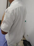 恒源祥純色棉短袖襯衫男夏季新款免燙商務(wù)正裝寬松真口袋西裝襯衣爸爸裝 純白 短袖 42 建議145-165斤 曬單實(shí)拍圖
