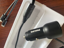 飛利浦（Philips）車(chē)載充電器超級快充自帶線(xiàn)一拖三汽車(chē)點(diǎn)煙器適用蘋(píng)果華為雙口快充 【自帶雙線(xiàn)】66W超級快充二合一 曬單實(shí)拍圖