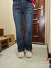 逸陽(yáng)（ESE-Y）【超模褲】彈力顯瘦微喇牛仔褲女2026春季新款高腰喇叭長(cháng)褲 牛仔藍 27 S小個(gè)子162以下 曬單實(shí)拍圖