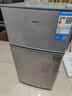 日普（RIPU）小冰箱迷你小型雙門(mén)家用一級能效宿舍出租房辦公室節能省電冷藏冷凍電冰箱 【一級能效】76升銀色【小巧不占地】 曬單實(shí)拍圖
